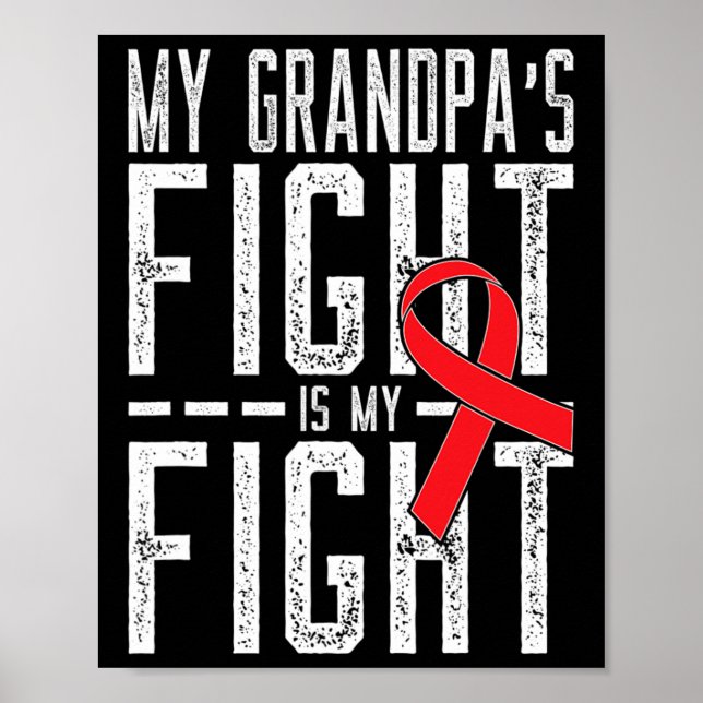 Min morfars kamp är min kamp mot blodcancer. poster (Framsidan)