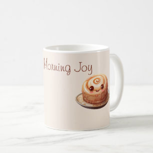 Min morgon Joy Personlig Cinnamon Roll Cutness Kaffemugg