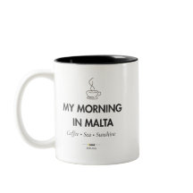 Min morgon på Malta | Maltesisk kaffekopp | Malta 
