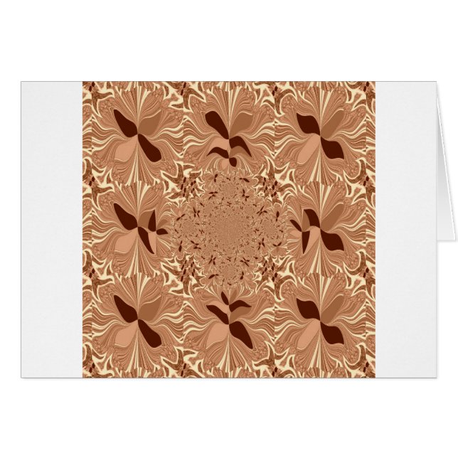 Min morgonkaffe Färg Hälsningskort (Framsidan Horizontal)