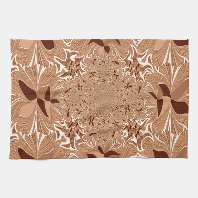 Min morgonkaffe Färg Kökshandduk (Horisontell)