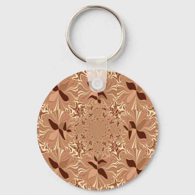 Min morgonkaffe Färg Nyckelring (Framsida)