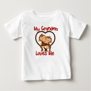Min mormor älskar mig apan t shirt