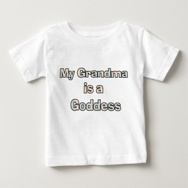 Min mormor är en guddess Shirt Tee Shirt (Framsida)