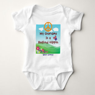 Min mormor är ett pensionerat Hippie baby kläder Tröja