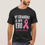 Min mormor är min Hero - Bröstcancer medvetenhet T Shirt<br><div class="desc">Min mormor är min Hero - Bröstcancer medvetenhet</div>