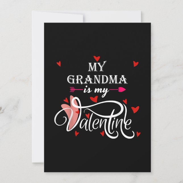 Min mormor är min Valentine|Valentines day Grandso (Framsida)