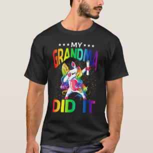 Min mormor gjorde det Studenten graduated Unicorn T Shirt