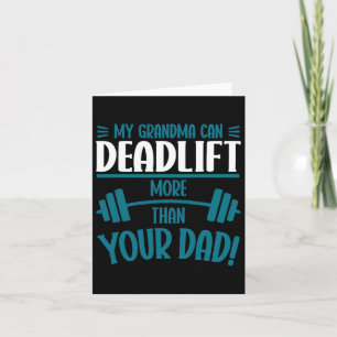 Min mormor kan avliva mer än din Pappa-workout Kort