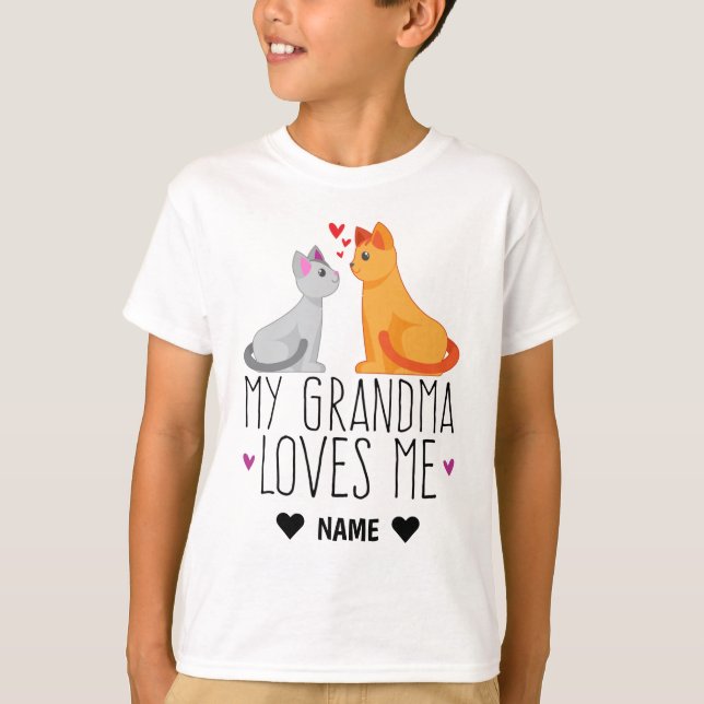 Min mormor Kärlek Me T Shirt (Framsida)