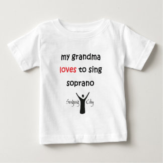 Min mormor kärlek till sjunga soprano t shirt