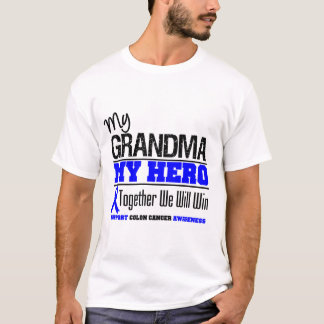 Min mormor, min hjältekoloncancer t-shirt