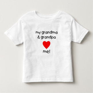min mormor & morfar älskar mig t-shirt