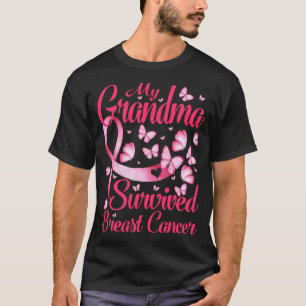 Min mormor överlevde bröstcancer medvetenhet överl t shirt
