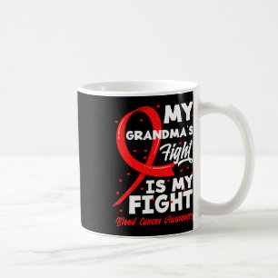 Min mormors kamp är min kamp Blodcancer medvetenhe Kaffemugg