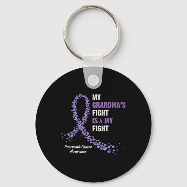 Min mormors kamp är min kamp mot pankreascancer A Nyckelring (Framsida)