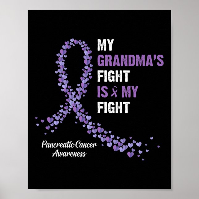Min mormors kamp är min kamp mot pankreascancer A Poster (Framsidan)
