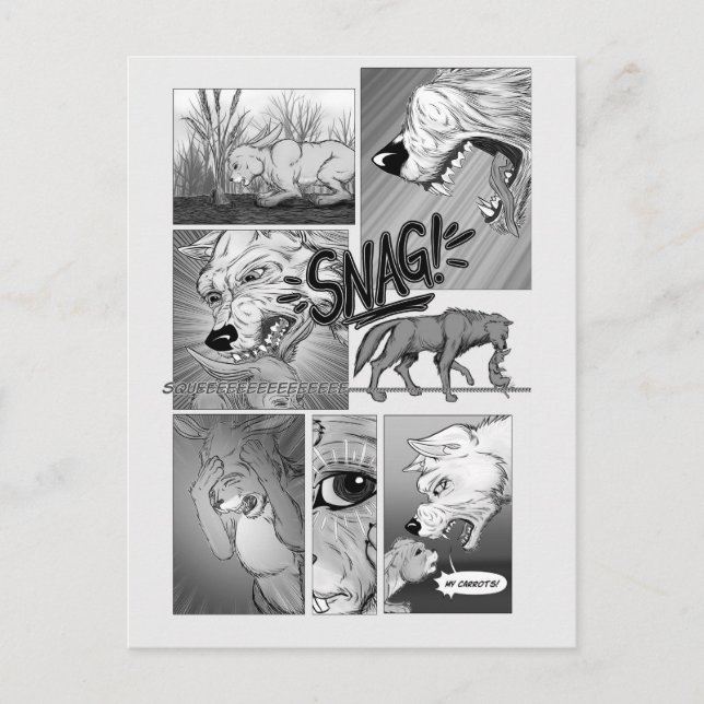 Min morötter! helg vykort (Framsida)