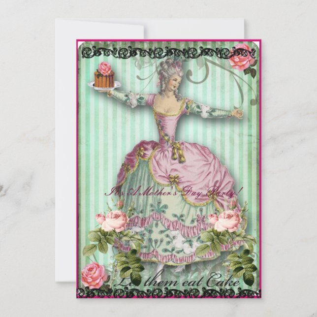 Min mors dag-firande inbjudan (Framsida)