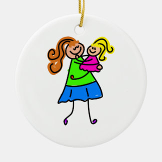 Min morsa julgransprydnad keramik