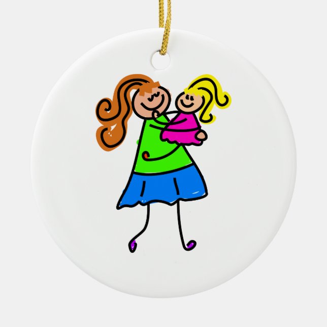 Min morsa julgransprydnad keramik (Framsidan)