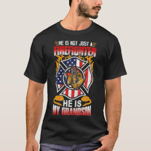 Min morson är en brandman Proud Grandma T Shirt