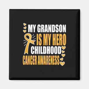Min morson är min hjälte Childnature Cancer Awaren Magnet