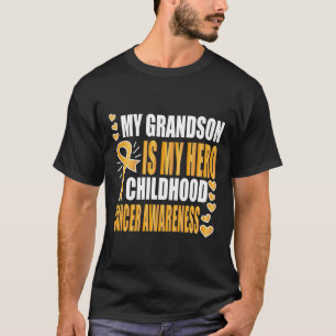 Min morson är min hjälte Childnature Cancer Awaren T Shirt