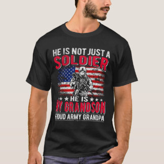 Min morson är soldat Hero Proud Army Grandpa G T Shirt