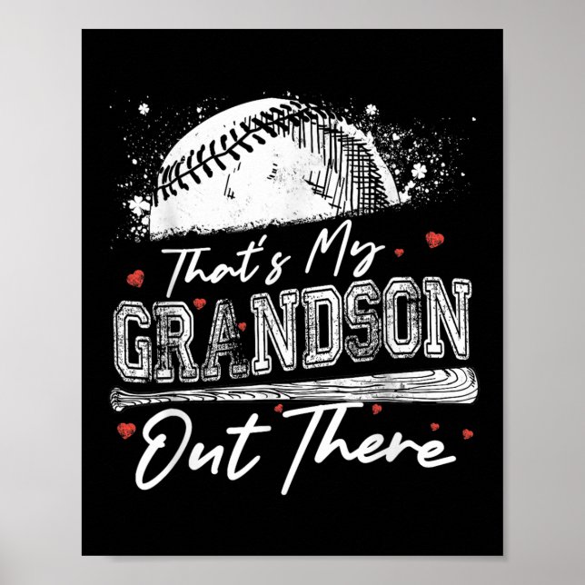 Min morson där ute Morma Baseball Mothe Poster (Framsidan)