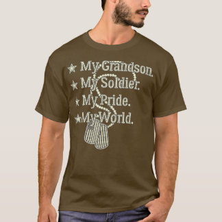 Min morson Min soldat Hero Proud Militärt Grandpa T Shirt