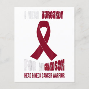 Min morson Mitt huvud Nacke Cancer Warrior Gift Flygblad