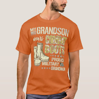 Min morson Wears Combat Boots - Proud Military Gr T Shirt