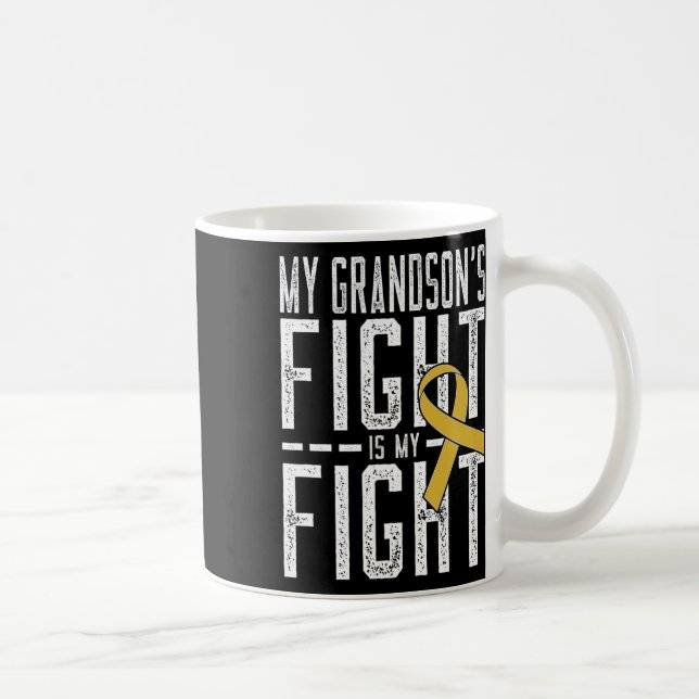 Min morsons kamp är min barncancer. kaffemugg (Höger)