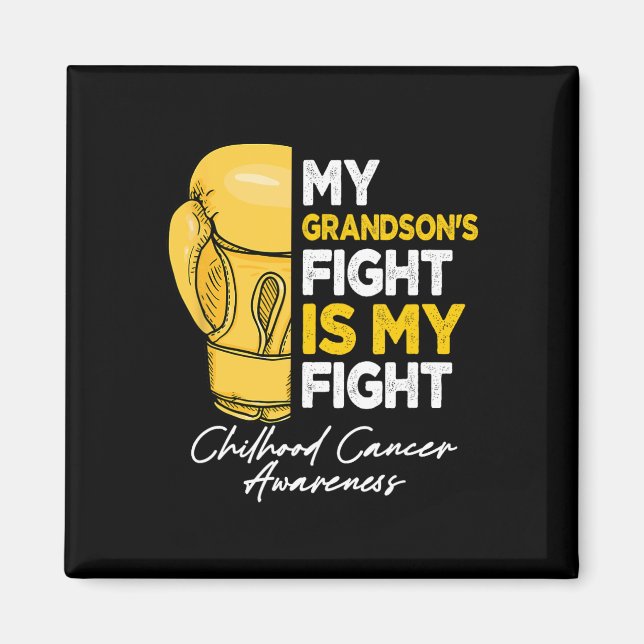 Min morsons kamp är min barncancer. magnet (Framsidan)