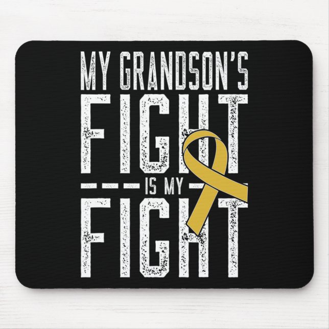 Min morsons kamp är min barncancer. musmatta (Framsidan)
