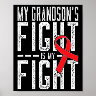 Min morsons kamp är min Medvetna blodcancer Poster