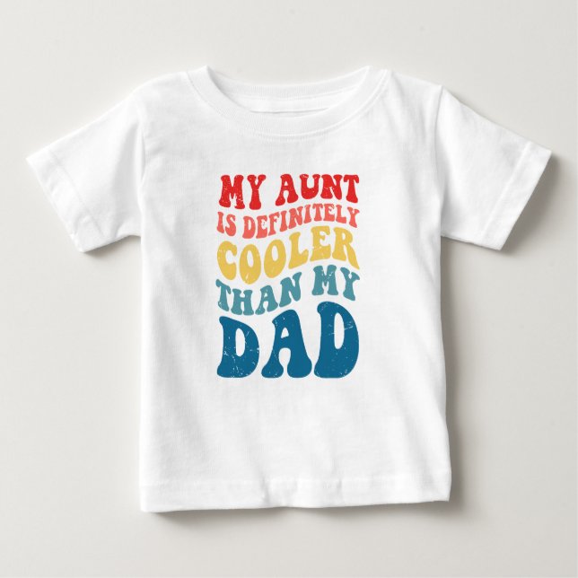 Min Moster är definitivt kylare än min Pappa T Shirt (Framsida)