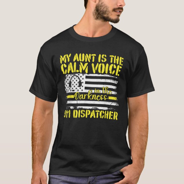 Min Moster är en 911 Dispatcher-slapp T Shirt (Framsida)