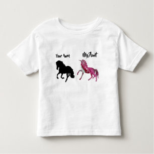 Min Moster din Småbarn Shirt Unicorn-Rosa T-shirt