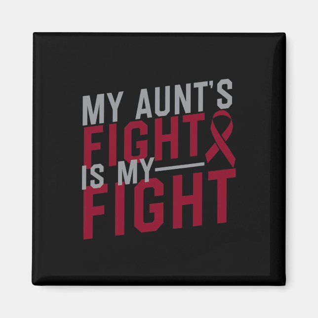 Min Moster Fight är min Fight Sickle Cell Anemia A Magnet (Framsidan)