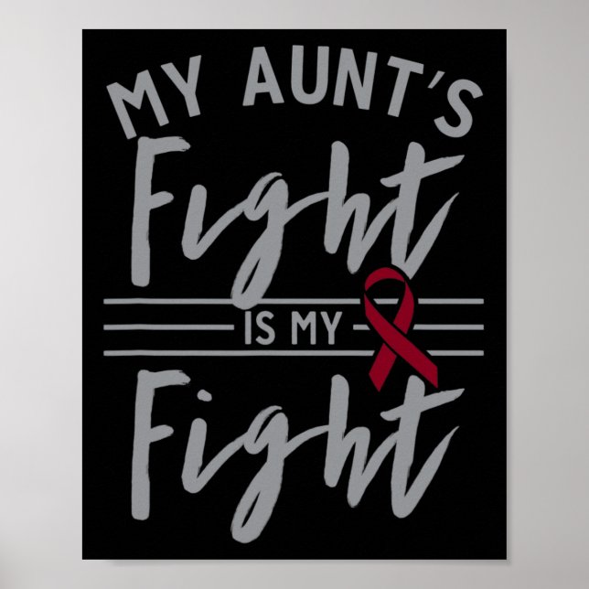Min Moster Fight är min Fight Sickle Cell Anemia A Poster (Framsidan)