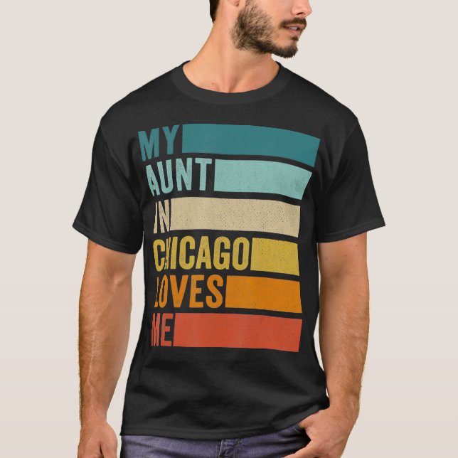 Min Moster i Chicago Kärlek me T Shirt (Framsida)