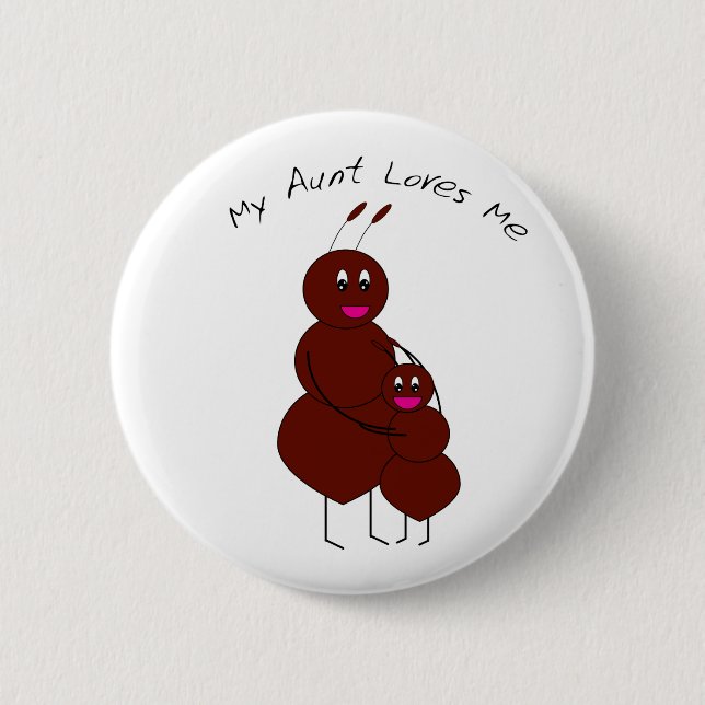 Min Moster Kärlek Me-knapp Knapp (Framsida)