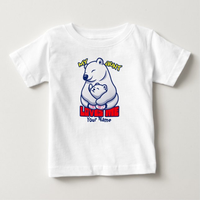 Min Moster Kärlek Polar Bear T Shirt (Framsida)
