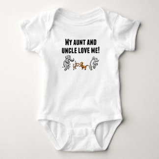 Min moster och Uncle Älska Me T-shirt