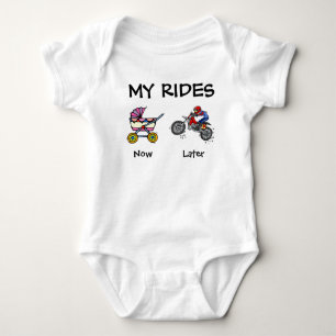 Min motorcross Dirt Bike Baby Body T Shirt