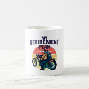 Min motorcykel i pension kaffemugg