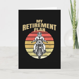 Min motorcykel i pension kort