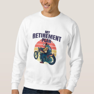 Min motorcykel i pension lång ärmad tröja